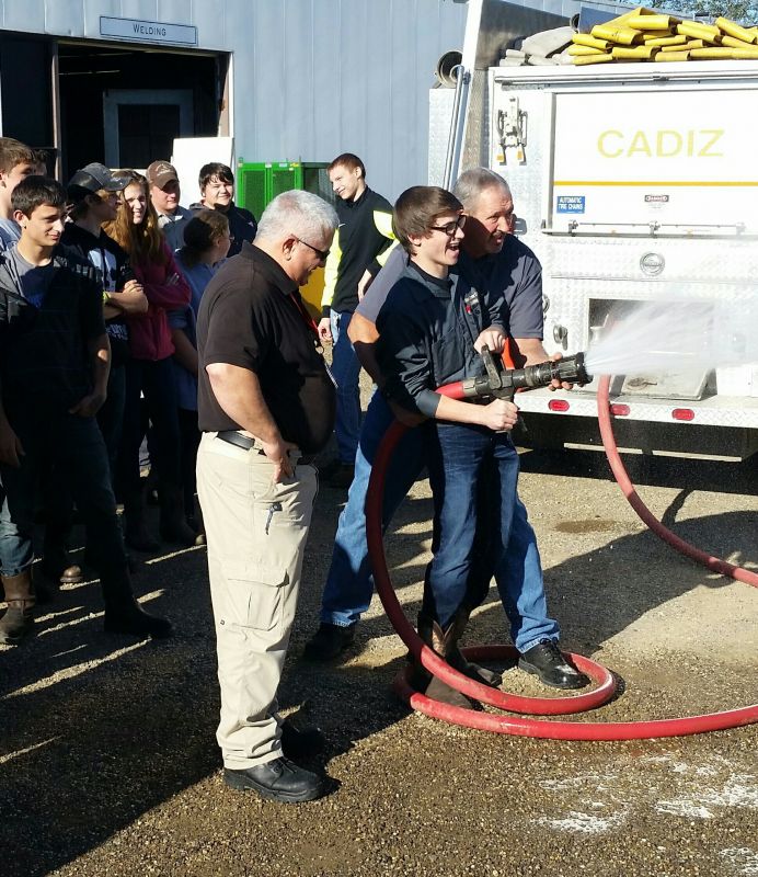 Fire Safety Training At Harrison Career Center