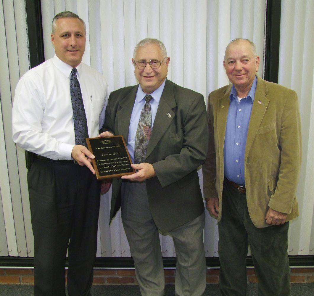 Stein honored for years of service