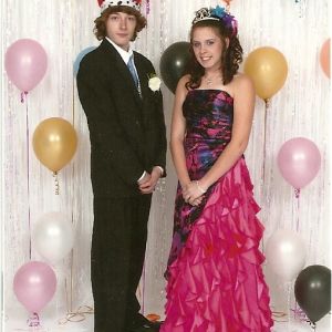 Cole Swallie, king and Sarah Marlin, queen